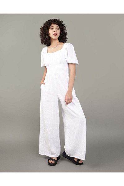 AMERICAN EAGLE جمبسوت Ae Sweetheart واسع الساق
