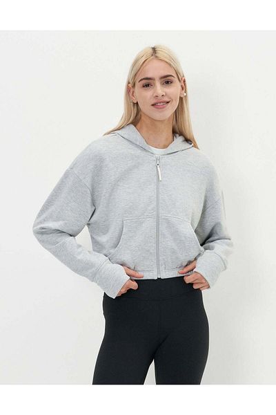 AMERICAN EAGLE OFFLINE By Aerie OTT Fleece Cropped Sweatshirt