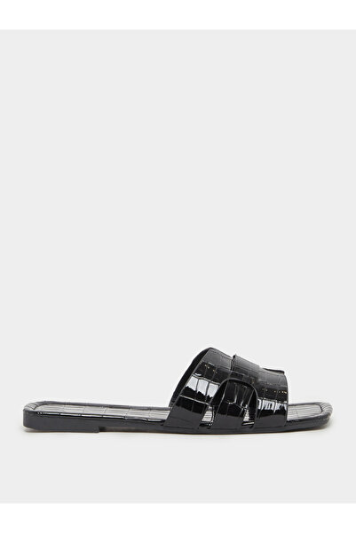 Styli Strappy Slip on Flat Sandals