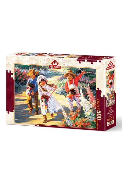 Art Puzzle We Went We Went!500 Piece Puzzle