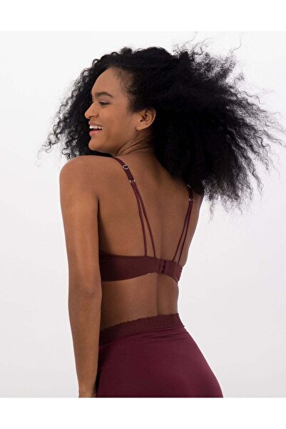 AMERICAN EAGLE Aerie Real Sunnie Demi Push Up Blossom Lace Bra