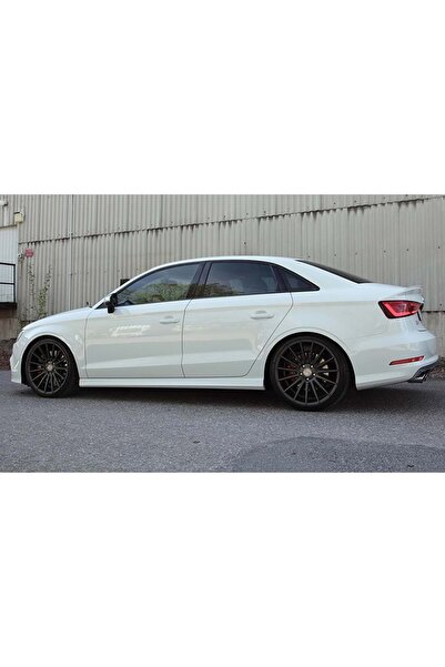 BatmanGarage Audi A3 Sedan Yan Ek Marşpiyel 2012-2019 arası Plastik Boyasız