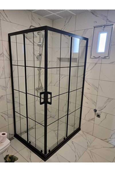 Store KARE ÇİZGİLİ 6MM H.190 DUŞAKABİN