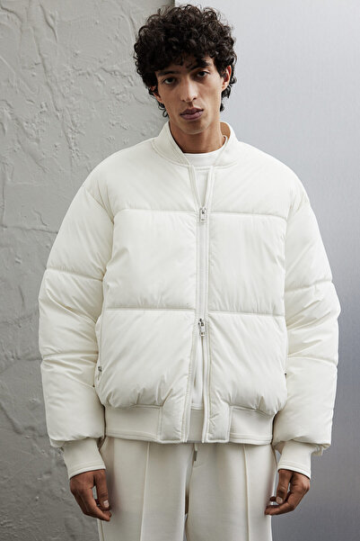 H&M Dolgulu Pilot Ceketi Loose Fit