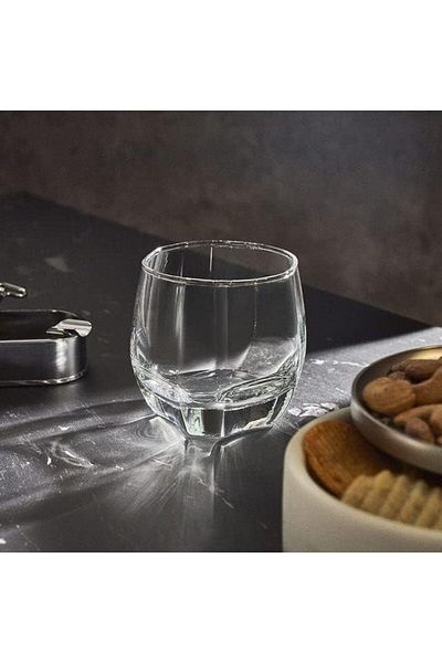 Ocean Charisma Liqueur & Spirits Glasses Set of 3, 340ml - Double Rock Lowball Whiskey