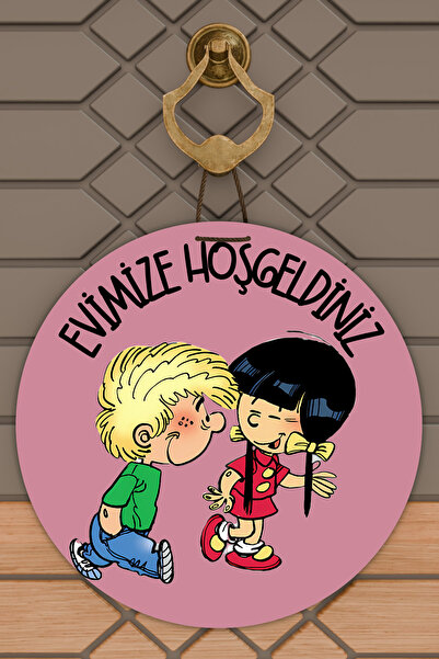 Dormot Home Ornament digital modern pentru ușă din lemn - Ornament pentru ușă...