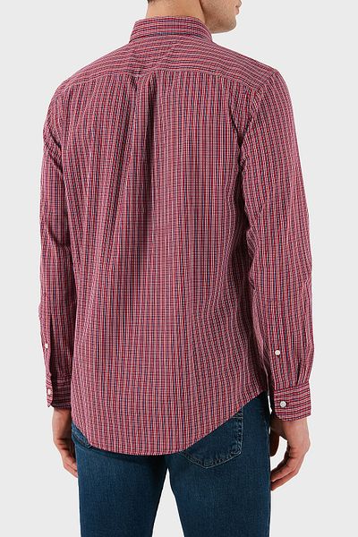 Tommy Hilfiger Checked 100% Cotton Regular Fit Button Collar Shirt Men's Shirt Mw0Mw37552 0Qj