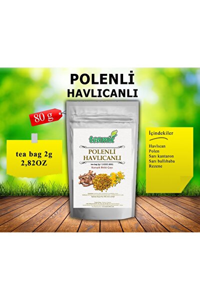 teamix Polen Havlıcanlı Çay /40 Ad/80 Gr/ Kilo Aldıran Süzen Poset Çay