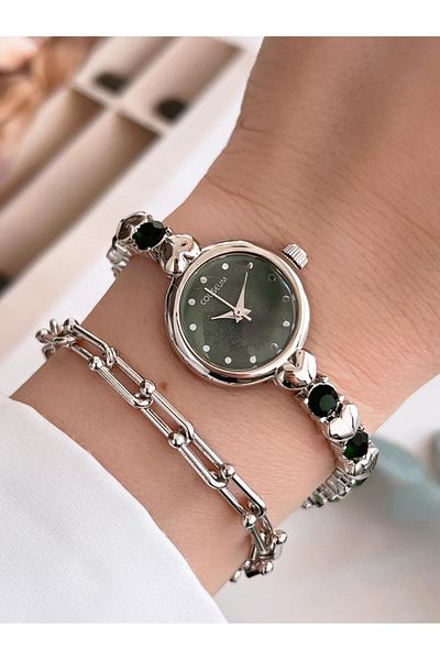 Coliseum Vintage Serial Wristwatch and Bracelet Set Cl8745 C05