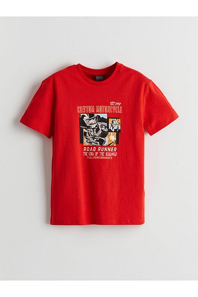 LC Waikiki New Season Crew Neck Boy's T-Shirt - S5K867Z4