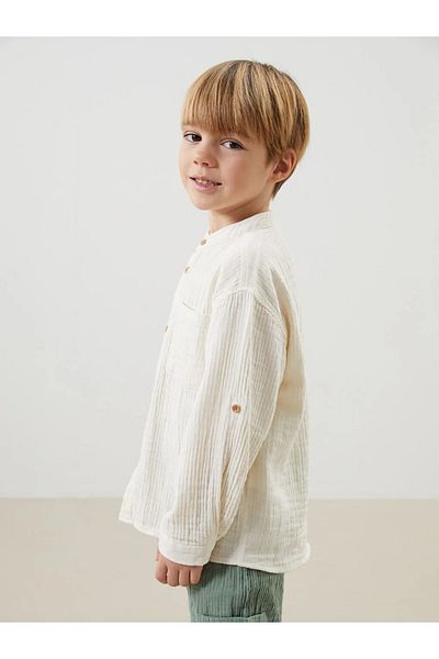 LC Waikiki Lcw Kids Judge Collar Basic Boy's Shirt
