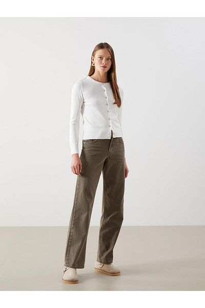 LC Waikiki Γυναικείες παντόφλες σπιτιών KOOR Suede Look