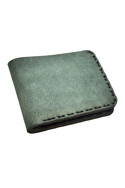 Deri Expres Vintage Green Leather Classic Wallet Men