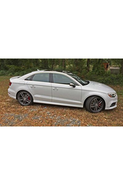BatmanGarage Audi A3 Sedan Yan Ek Marşpiyel 2012-2019 arası Plastik Boyasız