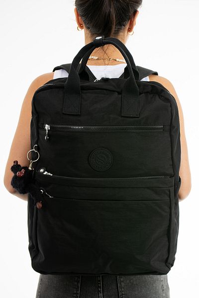 YOGII Kays Model Unisex Αδιάβροχο τσαλακωμένο ύφασμα πολλαπλών ματιών Σχολείο και σακίδιο πλάτης για φορητό υπολογιστή μεγάλου μεγέθους