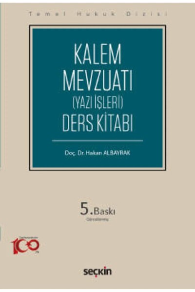 Seçkin Yayıncılık THD Kalem Mevzuatı Yazı İşleri Ders Kitabı 6. Baskı