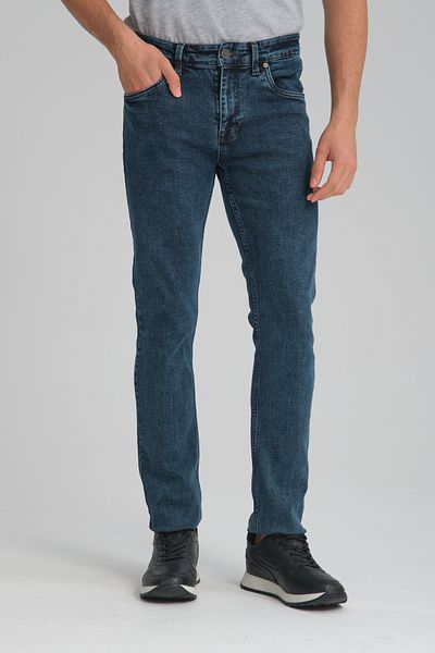 muzzo jeans Slim Fit Snow Washed Blue Jeans