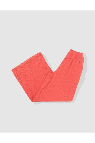 AMERICAN EAGLE بنطال Aerie Gauzy بخصر مرتفع