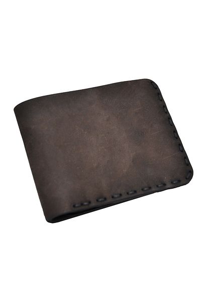 Deri Expres Vintage Men's Wallet - Genuine Leather, Classic Natural Handcrafted, Brown
