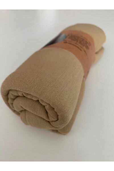 Silk Home Beige Sand-Colored Cotton Shawl