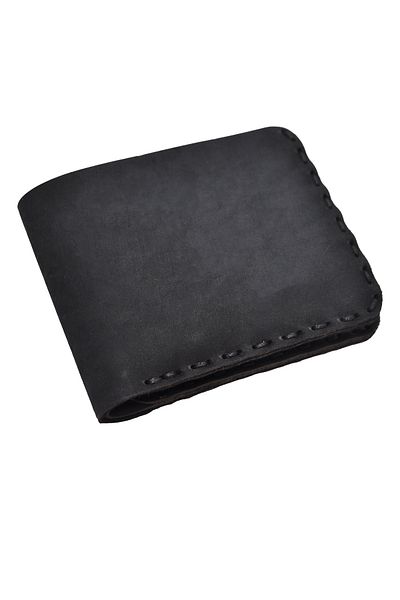 Deri Expres Vintage Black Men's Wallet - Genuine Leather Classic Natural Handcrafted