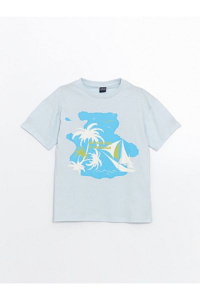 LC Waikiki Tricou pentru băiat cu gât crew New Season - S5J117Z4