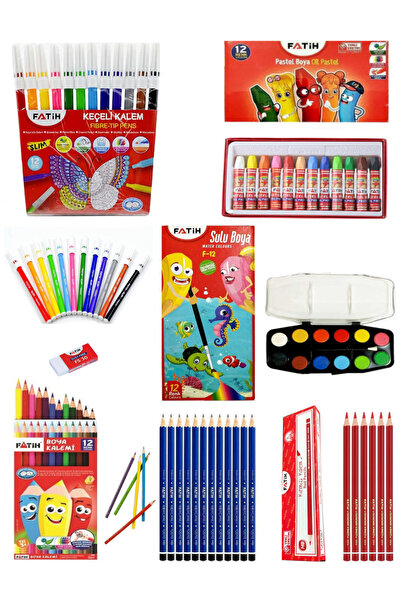 GLANCE Fatih Okul Kırtasiye Sanat Seti