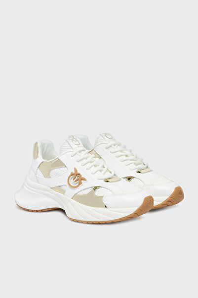 PİNKO Pinko Logolu Hakiki Deri Kalın Taban Sneaker Ayakkabı AYAKKABI SS0067 E022 ZIA