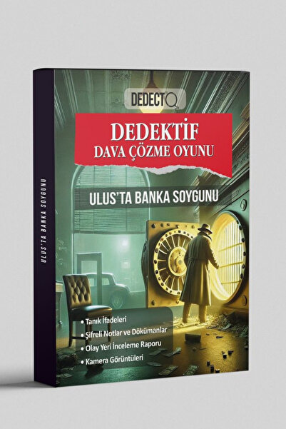 Genel Markalar Ulusta Banka Soygunu , Dedektif Oyunu , Kutu Oyunu , Gizem Suç...