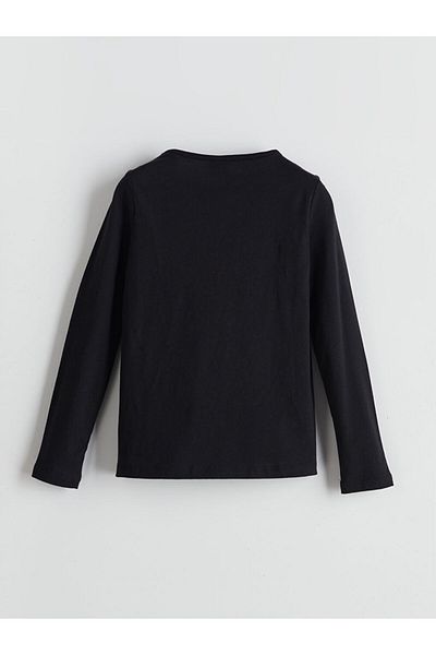 LC Waikiki Tricou pentru fete cu gât crew de sezon nou - S5KY23Z4