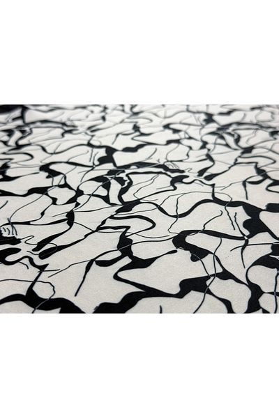 Store Black and White Patterned Elegant Bandana Scarf