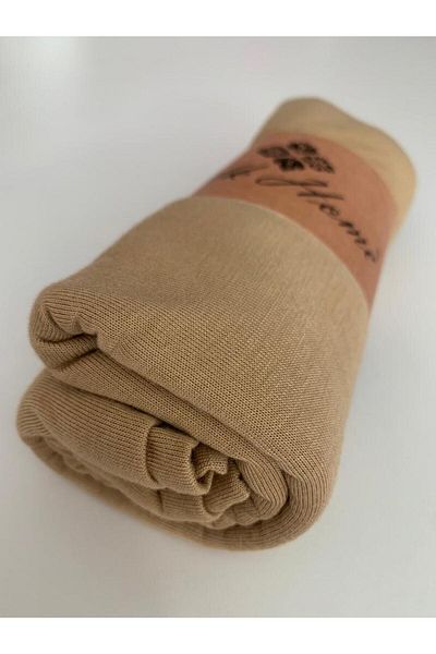 Silk Home Sand Beige Combed Shawl