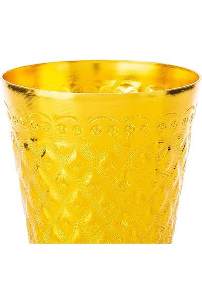 AKDC Alu Cup Cone Shape Gold 9Cm X 9Cm X 10Cm Gold
