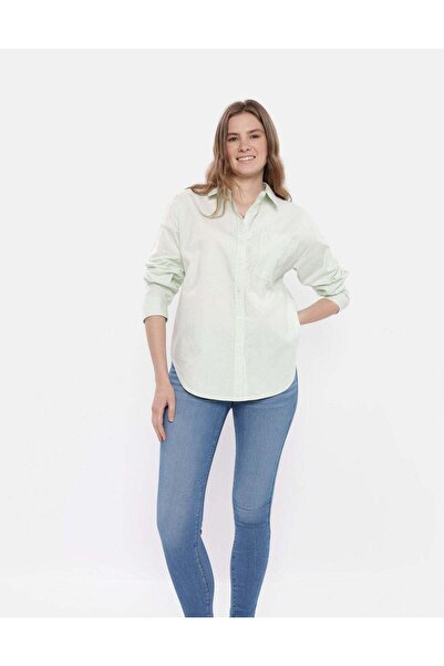 AMERICAN EAGLE AE Oversized Oxford Button-Up Shirt