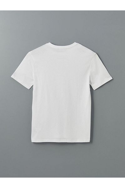LC Waikiki Tricou pentru bărbați din bumbac pieptănat cu mânecă scurtă cu decolteu și mânecă scurtă - S5KL53Z8