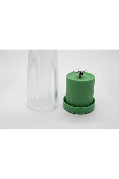 AKDC USB Rechargable Mini Juicer 400Ml, Green