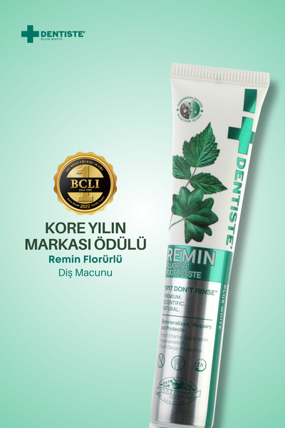 Dentiste Remın Dental Enema Repair Fluoride Waterless Use 40 Gr Toothpaste