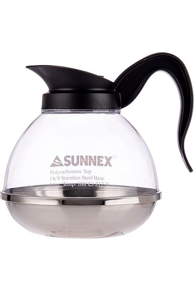 AKDC Sunnex Coffee Decanter L(17CM) XW(17CM) XH(18CM) transparent