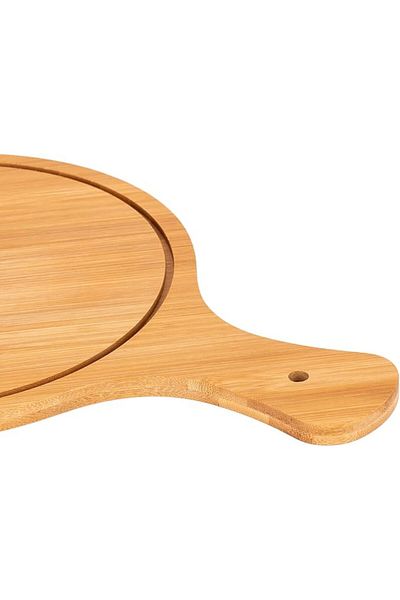 AKDC Wooden Serving Tray 37Cm X 26Cm X 1Cm Light Brown