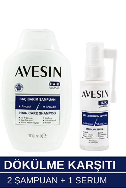 avesin avesin saç bakım seti 2 şampuan 1 serum