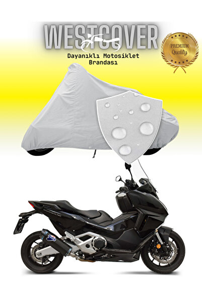 WestCover غطاء دراجة نارية متوافق مع Honda Forza 750، رمادي