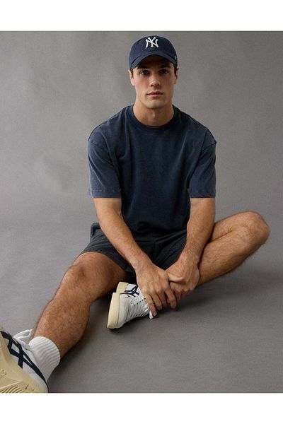 AMERICAN EAGLE AE Boxy Sueded Jersey T-Shirt
