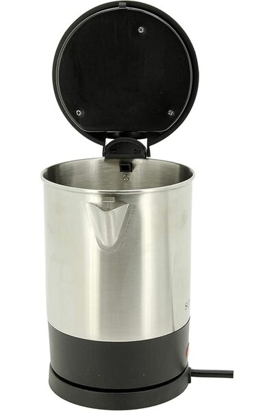 sonashi 1L Cordless Kettle, Stainless Steel, Safety Lock Lid, On/Off Switch, Light Indicator
