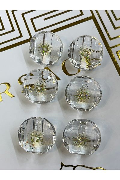 ODDA TASARIM ATÖLYESİ Crystal Design Slide 18 mm (Plastic) Button