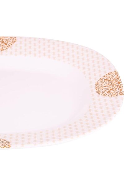 AKDC M/Mine Oval Platter - 29cm x 35cm x 3cm, White