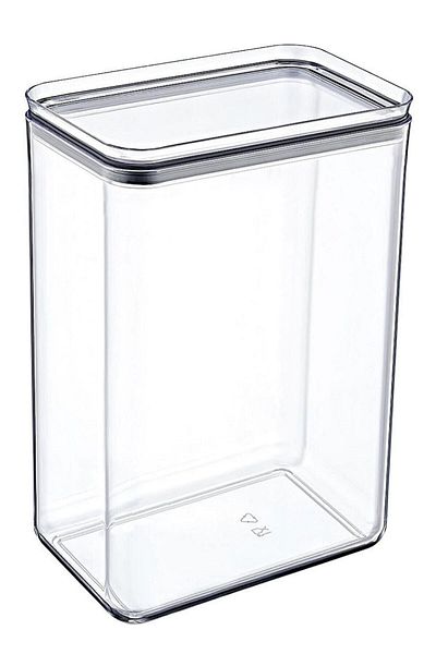 NY HOME 2-Piece Rectangular Storage Container 4 Lt