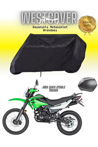 WestCover Mondial X-Treme Max 150 Tail Bag Compatible Black Motorcycle Tarpau...