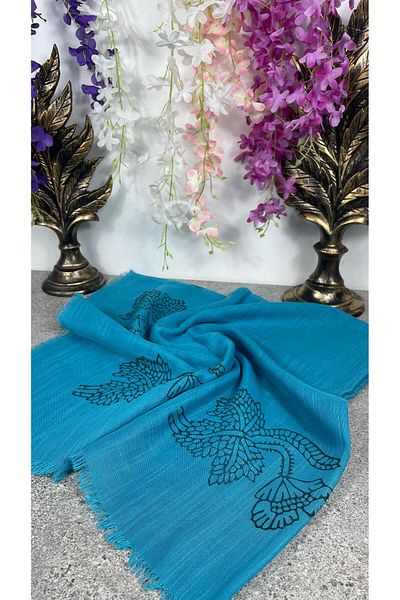 Sobe Hediyelik 100% bumbac imprimare cu piatră cu model floral scris, eșarfă