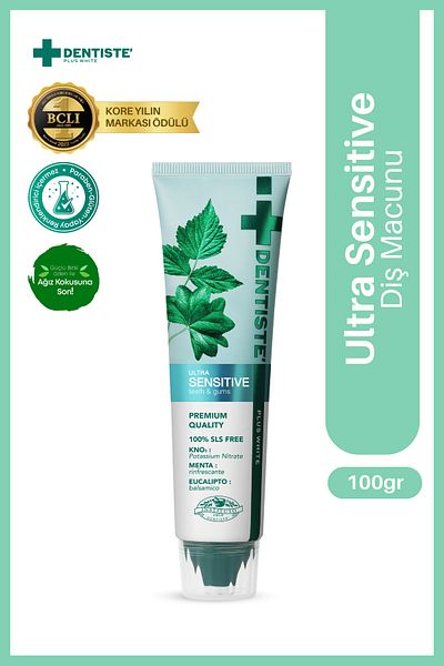Dentiste Plus Dentiste Sensitive Toothpaste for Sensitive Teeth 100 gr