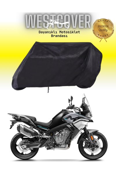 WestCover Cf Moto 800Mt Sport Compatible Black Motorcycle Tarpaulin, Cover